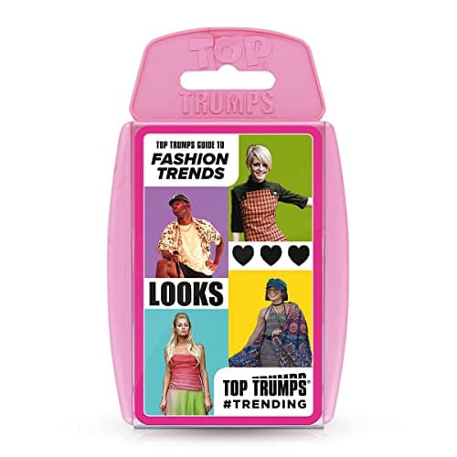 Image of Top Trumps Guide to Fashion Trends Specials Card Game, Play with 30 of the most trending, iconic and distinctive fashion styles, educational gifts and toys for boys and girls Aged 6 plus