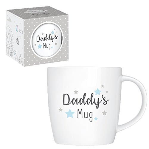 Image of Hugs & Kisses Gift Boxed 'New Parent' Bone China 12oz Daddy's Mug