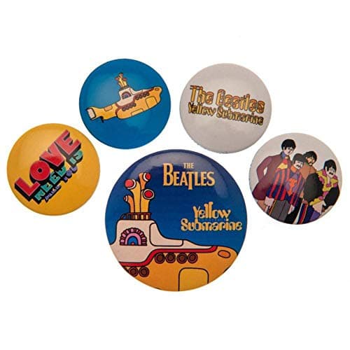 Image of Pyramid International BP80477 The Beatles Yellow Submarine Badge, Multi-Colour, 10 x 12.5 x 1.3 cm