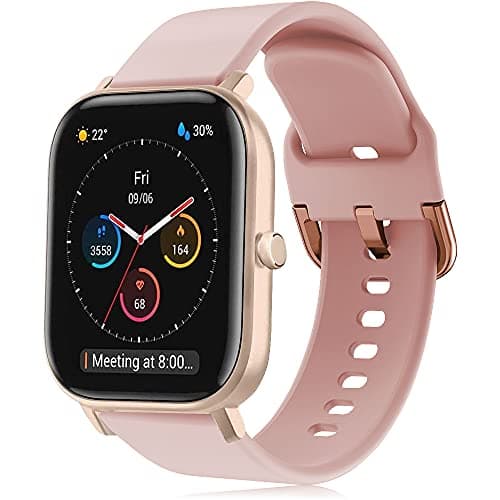 Image of YASPARK Compatible with Amazfit GTS Strap, 20mm Silicone Watch Band Sport Strap for Amazfit GTS 2 Mini, Amazfit GTS 2, GTS 2e, GTS 3, Amazfit Bip, Amazfit Bip U, Amazfit Bip U Pro, Amazfit GTR 42mm