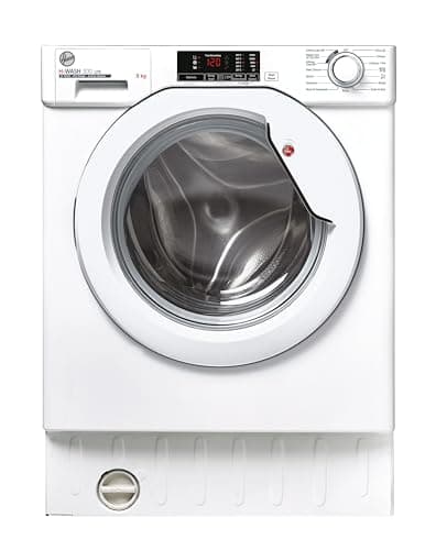 Image of Hoover HBWS 49D1W4-80 Integrated Washing Machine, 9kg Load, 1400RPM, White - B Rated