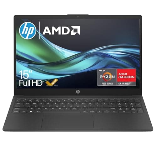Image of HP 15.6" Laptop | AMD Ryzen 3 7320U Processor | 8 GB RAM | 256 GB SSD | AMD Radeon Graphics | FHD Display | Up to 11hrs 15 mins battery | Win 11 | Dual Speakers | Jet Black | 15-fc0038sa