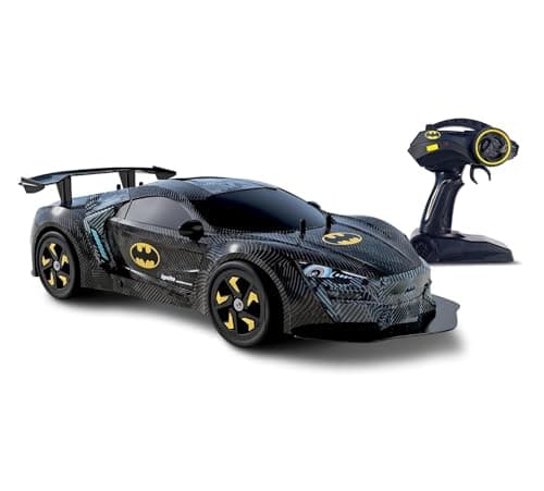 Image of BLADEZ Batman RC Bat-Tech Racer, DC Comics, Remote Control Batmobile, 1 10 Scale High Speed Vehicle, Licensed Toy for kids, Toyz, Balck