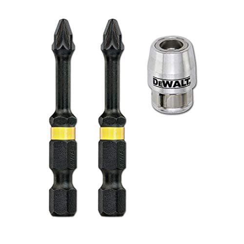 Image of DeWalt DEWALT DEWDT70535T Impact Torsion 3 x PZ2 50mm and Magnetic Screwlock Sleeve (DT70535T-QZ)