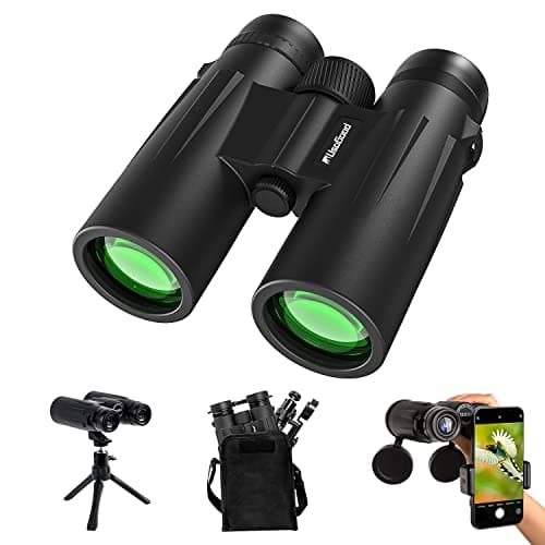 Image of Binoculars for Adults Bird Watching usogood 12x50 High Power Binoculars for Stargazing, Traveling, Hunting and Hiking with Tripod Phone Adaptor for Photography - BaK-4 Prisms, FMC Lens Black