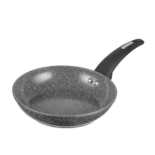 Image of Tower Cerastone T81222 Forged Frying Pan with Non-Stick Coating and Soft Touch Handles, Graphite, 20 cm