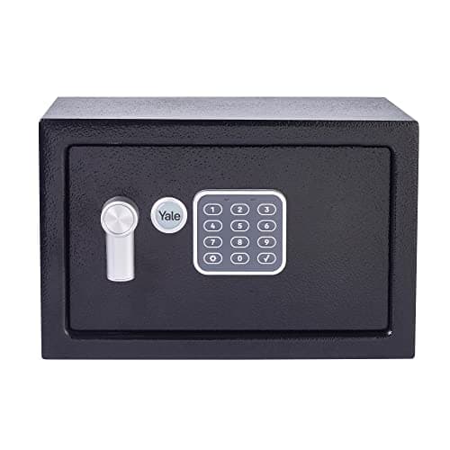 Image of Yale Small Value Safe, Digital Keypad, LED Light Indicators, Steel Locking Bolts, Emergency Override Key, YSV/200/DB2