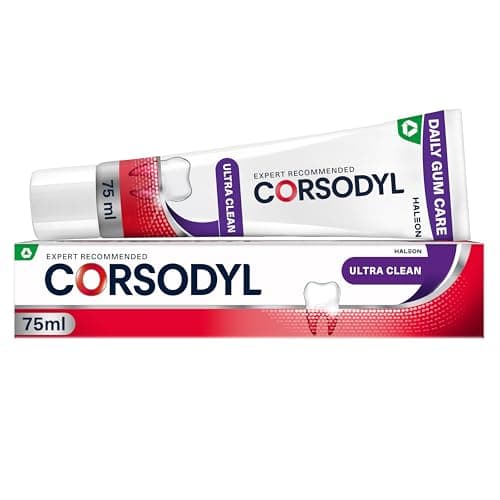 Image of Corsodyl Toothpaste Ultra Clean, Daily Gum Care, Help Stop and Prevent Bleeding Gums, 75ml