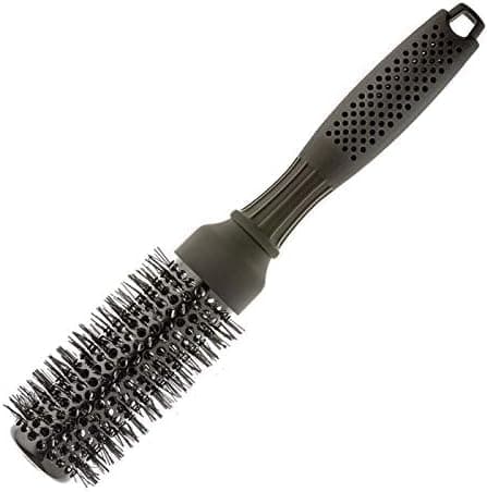 Image of Head Jog Light 127 (33mm) Radial Hair Brush Brush, Black Cushion Thermal Coated Heat Resistant Nylon Bristle. Brush For Blow Drying & Straightening. Ideal For Long, Thick, Wavy Hair & Extensions.