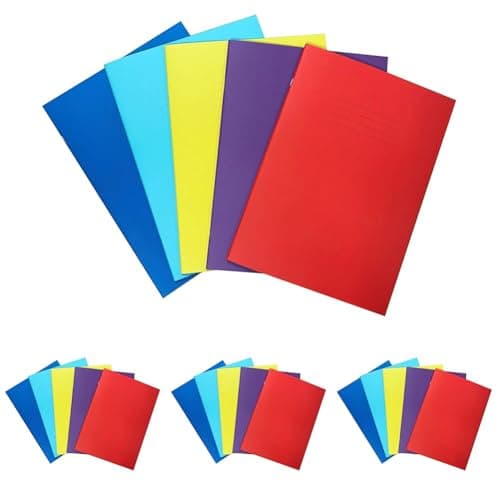 Image of NU Education A4+ Size Black Sugar Paper Scrapbook 100gsm 32 Pages Assorted Cover Colours, NU602006V1 (Pack of 4)