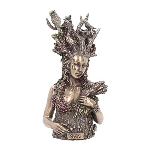 Image of Nemesis Now Gaia Bust Figurine 30cm Bronze