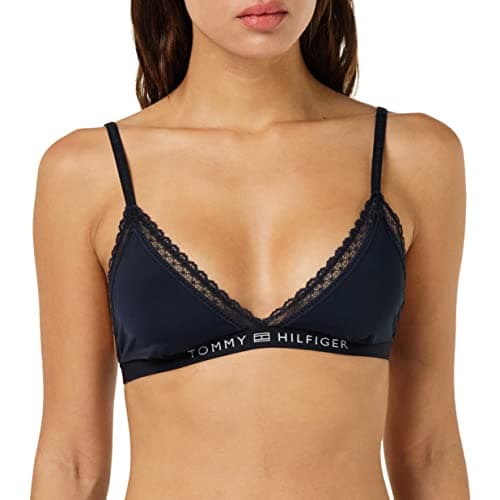Image of Tommy Hilfiger Women’s Non-Wired Bra, Blue (Desert Sky), L