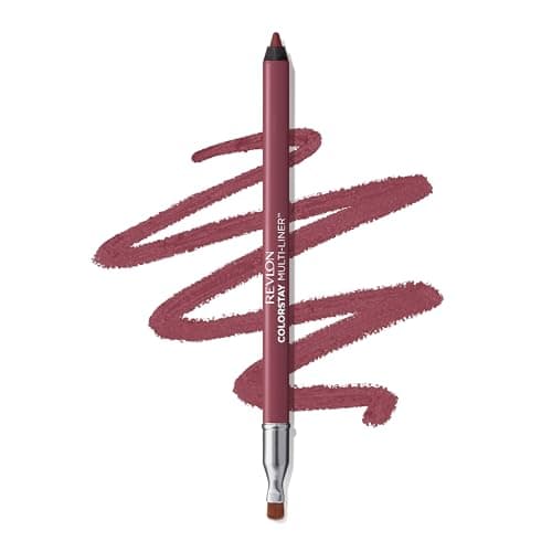 Image of Revlon ColorStay Multi-Liner – Lip Liner with Built-In Blending Brush, Transfer-Proof Creamy Gel Pencil for Lips, Eyes & Face, Dallying
