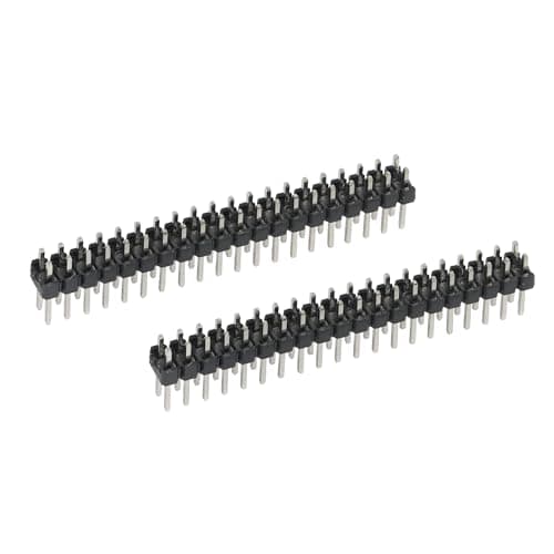Image of PENGLIN 20PCS 2 * 20P Strip Double Row Straight Connector 2.54mm Pin Headers for PCB, Breadboards, Raspberry Pi