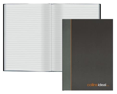 Image of Collins Ideal A6 Feint Ruled Casebound Manuscript Notebook 418 - Pack of 5