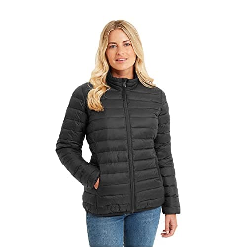 Image of TOG24 Gibson Womens Puffer Jacket lightweight Quilted Jackets Ladies Warm Winter Padded Coats for Outdoor Travel Hiking Black 24