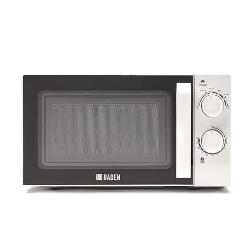 Image of Haden 20L White Microwave - 800W Compact Countertop Microwave Oven with 6 Power Levels, 30-Min Timer & Defrost Function – Perfect for Kitchens, Dorms, and Offices