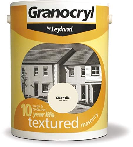 Image of Leyland Granocryl Textured Masonry, Magnolia, 5L