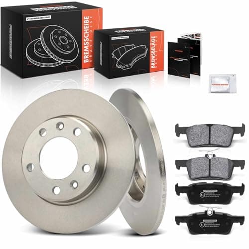 Image of Frankberg Brake Kit incl. 2x Brake Disc + 4x Brake Pad Rear Compatible with 308 SW II L4 LC LJ LR LX 308 II L3 LB LH LP LW Replace# 1610814180