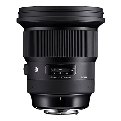 Image of Sigma 259965 105 mm F1.4 DG HSM Art Sony E-Mount Lenses - Black