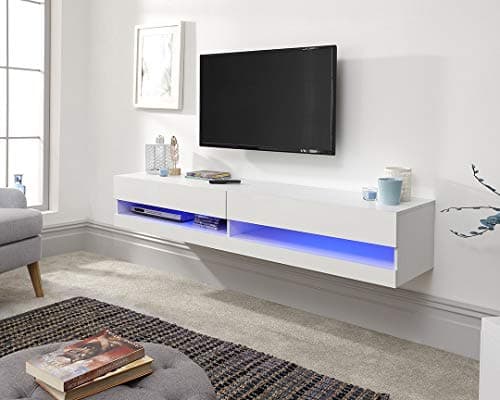 Image of Xpress Delivery Galicia Wall Mounted TV Unit 180cm in white