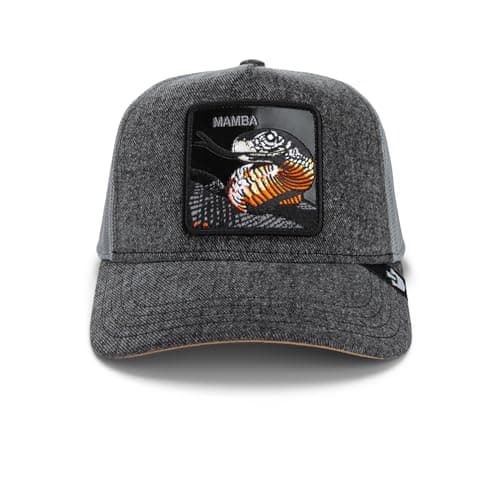 Image of Goorin Bros. The Mamba Snake Grey Adjustable Trucker Cap