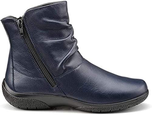 Image of Hotter Women's Whisper Slouch Boots, Blue Navy 30, 5 UK