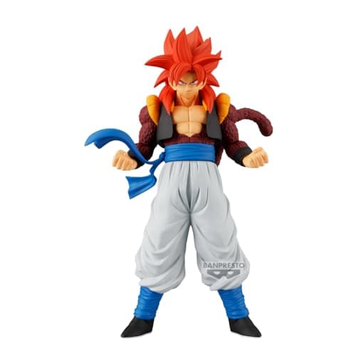 Image of BANPRESTO Gogeta Super Saiyan 4 Dragon Ball GT Solid Edge Works BP29756P Multicolour Collectible Figure Ideal for Anime Fans