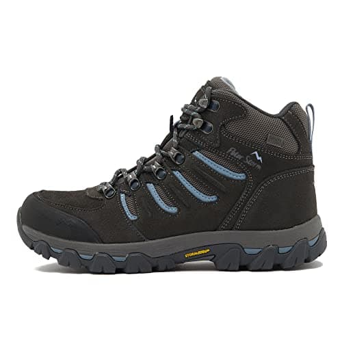 Image of Peter Storm Women’s Eskdale II Mid Walking Boot with High Traction Rubber Sole & Ankle Support (Dark Grey, UK Footwear Size System, Adult, Women, Numeric, Medium, 4)
