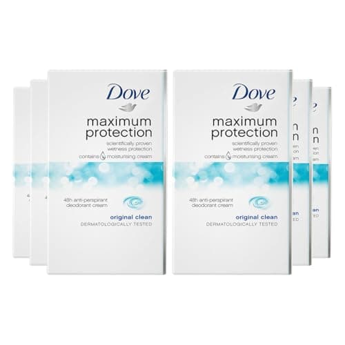 Image of 6x Dove Maximum Protection Original Clean Deodorant Deo Cream Stick 45ml 48h!