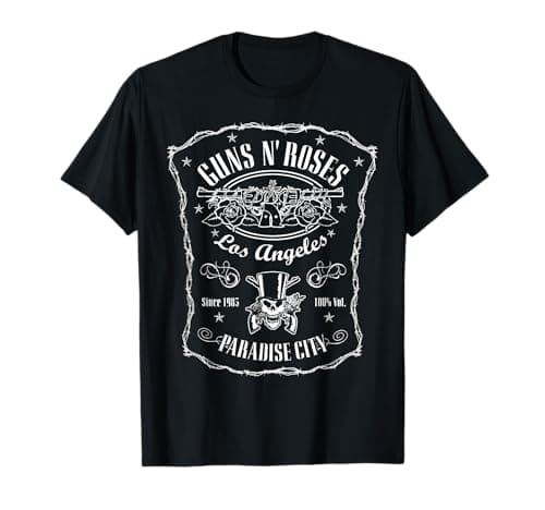 Image of Official Guns N' Roses Paradise Label T-Shirt