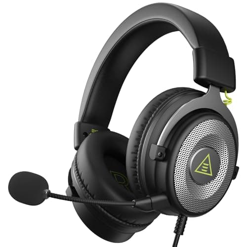Image of EKSA E900 Wired Gaming Headset for Xbox One - PC Headset with Detachable Noise Cancelling Microphone, 3D Stereo Sound 50mm Driver- Gaming Headphones for Xbox S/X, PS4 PS5, Switch, Laptop (Sliver)