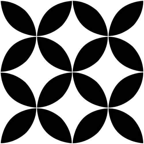 Image of FloorPops FP3301 Starlight Peel & Stick Floor Tiles, Black, 12" L x 12" W x 0.06" T