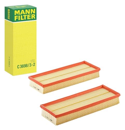 Image of MANN-FILTER C 3698/3-2 Air Filter (set of 2) - for Cars + Transporters