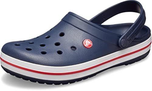 Image of Crocs Unisex Crocband Clogs, Navy, 5 UK Men/ 6 UK Women