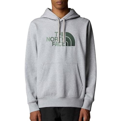 Image of The North Face Men's Drew Peak Hooded Sweatshirt, Tnf Light Grey Heather, M