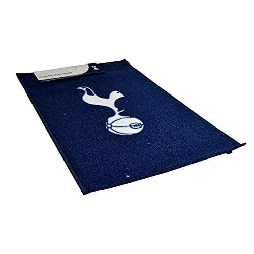 Image of Tottenham Hotspur FC Official Football Crest Rug (One Size) (Navy/White)