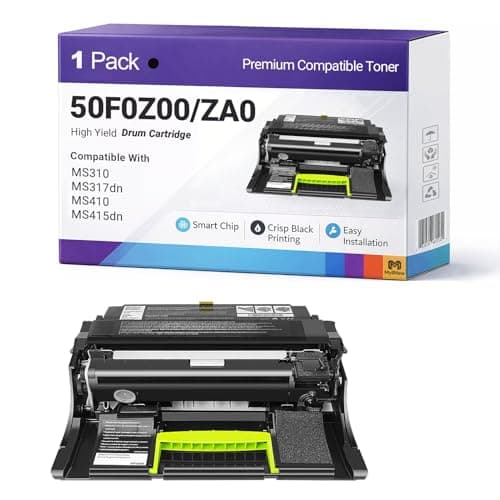 Image of 50F0Z00 Drum Unit Replacement Compatible for Lexmark MS310 MS312 MS317dn MS410 MS415dn MS417dn MS510dn MS517dn MS610 MS617dn MX611 MX617de Series & 60000 Page Yield black