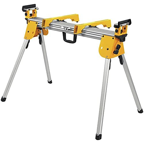 Image of DEWALT Miter Saw Stand, Collapsible and Portable, 40” Beam, Extends up to 10 ft, Holds up to 500 lbs (DWX724),Silver