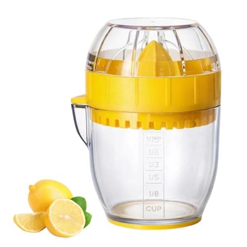 Image of Lemon Squeezers, Manual Juicer for Citrus Fruits, Easy-Squeeze Design for Lemons and Oranges, Compact Citrus Press with Food-Grade Plastic Construction, Efficient Juice Extraction Tool for Kitchen Use