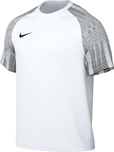 Image of NIKE DH8031-104 M NK DF ACADEMY JSY SS T-Shirt Men's White/Black/Black Size XL