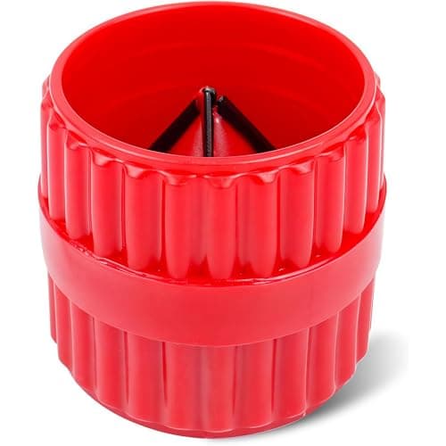 Image of Deburring Tool for Copper Pipe, Universal Pipe Reamer 3-38mm, Internal/External Pipe Deburring Tool for Plastic, PVC, Metal, and Copper Tubing – Compact Hand Tool for Chamfering and Smoothing Edges