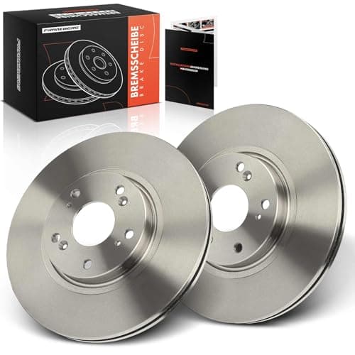 Image of Frankberg Brake Disc Set incl. 2x Discs Front Vented Ø300mm Compatible with Accord VII CL CN Accord VII Tourer CM CN Replace# 45251SEAE30