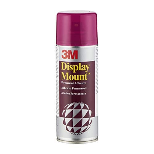 Image of Scotch 3M DisplayMount Permanent Multi-Purpose Spray Adhesive, Transparent, Standard, 1 Can, 400 ml