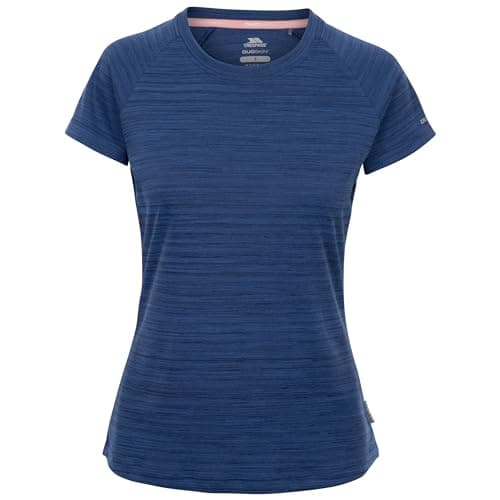Image of Trespass Womens Active Top Vickland - Ladies Sports T-Shirt, Workout Tops, Short Sleeve Tee Shirts, Quick Dry Fitness Tshirt, Activewear for Running Gym Exercise