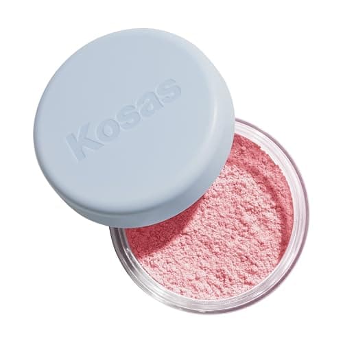 Image of Kosas Cloud Set: Translucent Powder for Fixing and Blending Powder, Powder Free, Candy Colours, Transparent, Pink