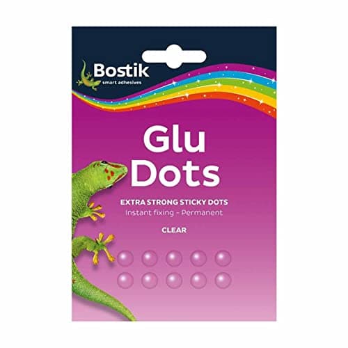 Image of Bostik Extra Strength Sticki Dots 10mm Pack of 64 - Color: Clear
