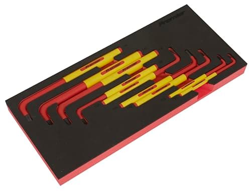 Image of Sealey Premier 9pc Insulated TRX-Star* Key Set with Tool Tray - VDE Approved - TBTE06