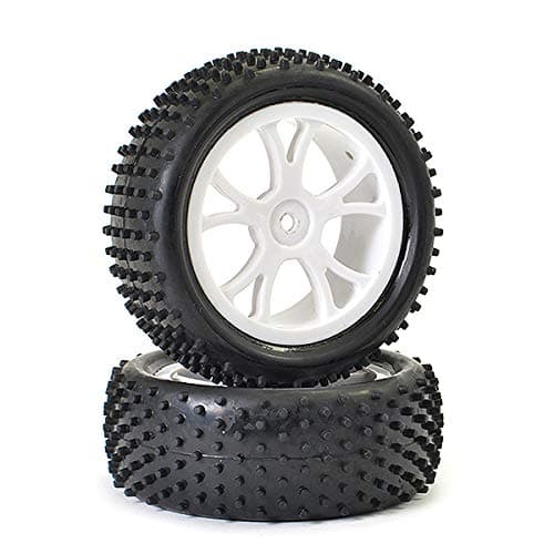 Image of FTX Vantage Front Buggy Tyre Mounted On Wheels (Pr) - White