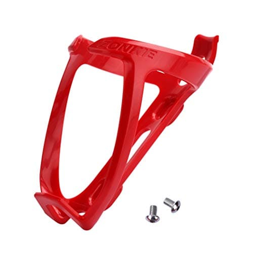 Image of Bicycle Bottle Cages, Plastic Bike Bottle Holder, Road, Mountain Bicycle Bottle Cages (Red)